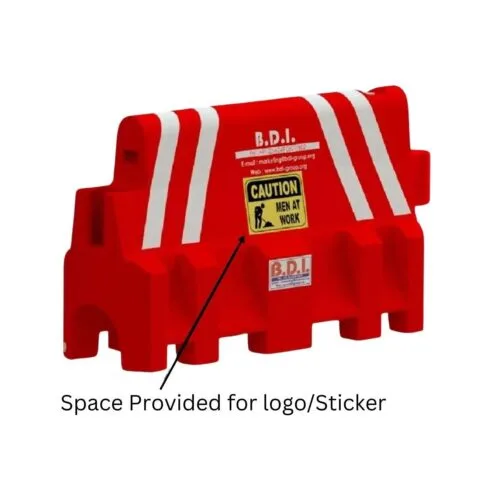 BDI - Model 1 | Barricade| BDRSRBRD0005 | 2 Meter | Red