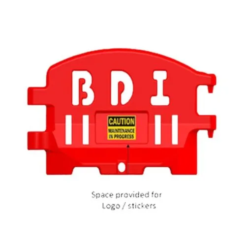 BDI - 2 Meter | Model 2 | Barricade | BDRSRBRD0009 | Red