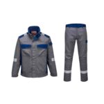 PORTWEST - FR08-FR06 | Bizflame Industry Two Tone Jacket & Trousers Set | Grey