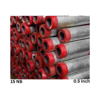 JINDAL - 15 NB | GI Round Pipe | Heavy Series | 0.5 Inch | C Class | Per Meter