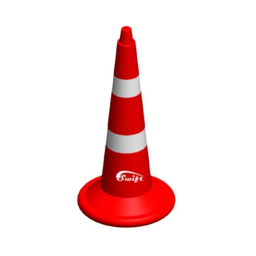 SWIFT - RSC-1000 | LLDPE Round Base Traffic Cones | 1000mm