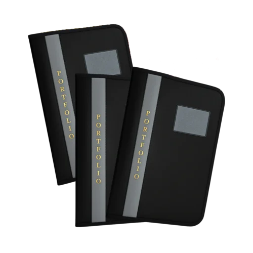 Silver PU Leather A4/FS File Folder | Buy Two Get One Free | Set of 1