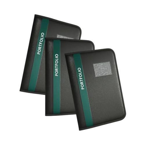 Green PU Leather A4/FS File Folder | Buy Two Get One Free